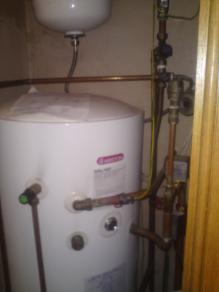 a mega flow hot water tank