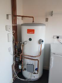 Megaflo, unvented cylinder